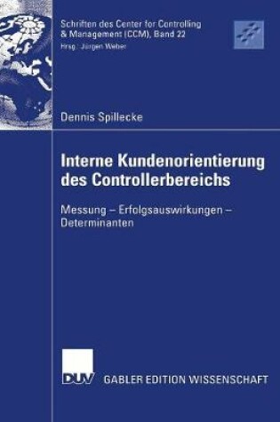 Cover of Interne Kundenorientierung des Controllerbereichs