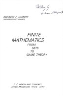 Book cover for Finite Mathematics