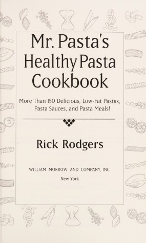 Book cover for Mister Pasta's Healthy Pasta Cookbook