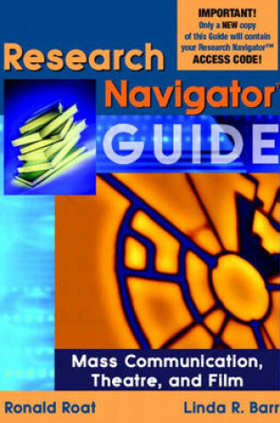 Cover of Research Navigator Guide for Mass Communication, Theatre, and Film (Valuepack item only)