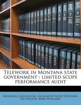 Book cover for Telework in Montana State Government