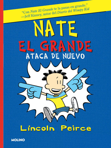 Book cover for Nate El Grande ataca de nuevo / Big Nate Strikes Again