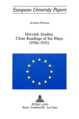 Cover of Horvath Studies