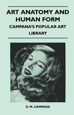 Book cover for Art Anatomy and Human Form - Campana's Popular Art Library