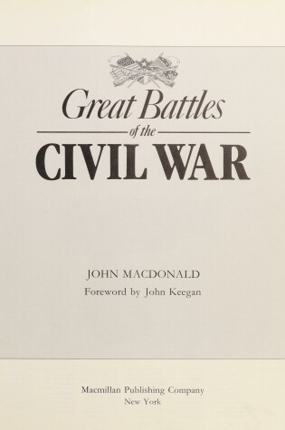 Cover of Great Battles Civil War