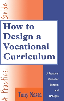 Book cover for How to Design a Vocational Curriculum