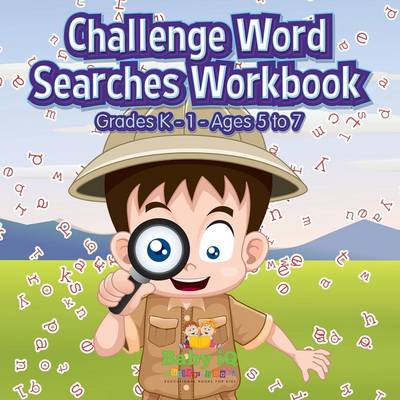 Book cover for Challenge Word Searches Workbook Grades K-1 - Ages 5 to 7