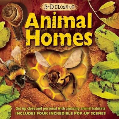 Book cover for 3-D Close Up: Animal Homes