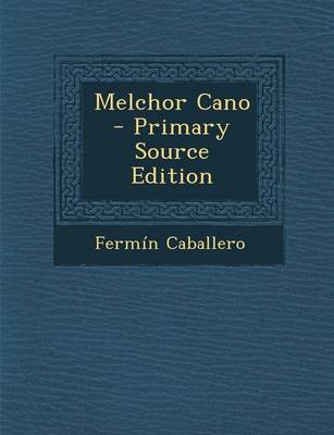 Book cover for Melchor Cano