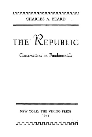 Book cover for The Republic