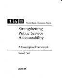 Book cover for Strengthening Public Service Accountability