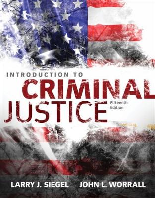 Book cover for Introduction to Criminal Justice