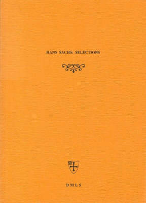 Book cover for Hans Sachs