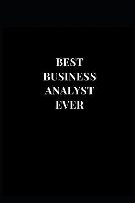 Book cover for Best Business Analyst Ever