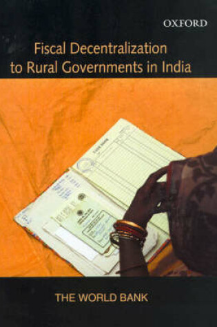 Cover of Fiscal Decentralization to Rural Governments in India