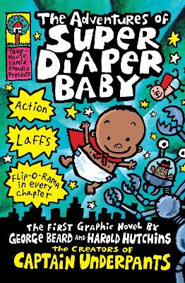 Book cover for The Adventures of Super Diaper Baby