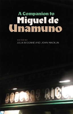 Book cover for A Companion to Miguel de Unamuno