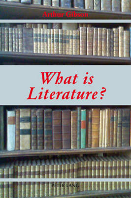 Book cover for What is Literature?