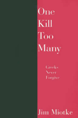 Cover of One Kill Too Many