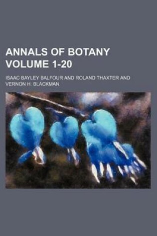 Cover of Annals of Botany Volume 1-20