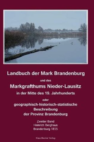 Cover of Landbuch der Mark Brandenburg und des Markgrafthums Nieder-Lausitz. Zweiter Band