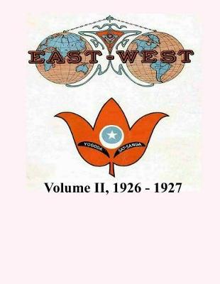 Book cover for Volume II, 1926 - 1927