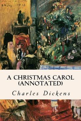 Book cover for A Christmas Carol (annotated)
