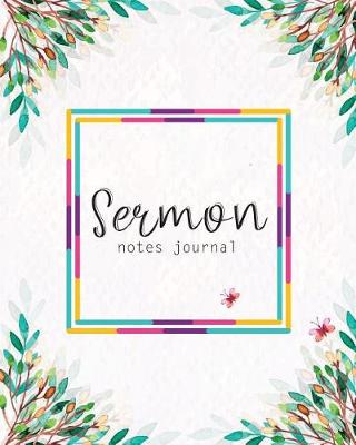 Cover of Sermon Notes Journal