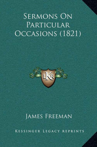Cover of Sermons on Particular Occasions (1821)