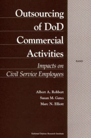 Cover of Outsourcing of DOD Commercial Activities