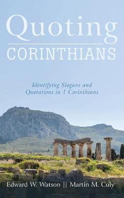 Book cover for Quoting Corinthians