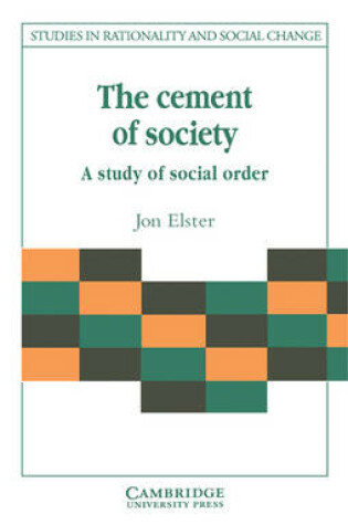Cover of The Cement of Society