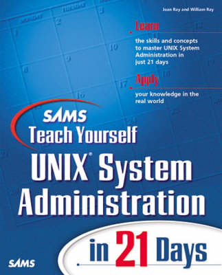 Book cover for Sams Teach Yourself UNIX System Administration in 21 Days