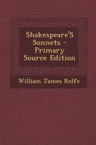 Cover of Shakespeare's Sonnets