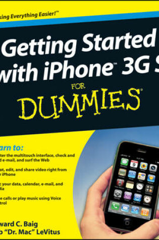 Cover of Getting Started with iPhone 3G S For Dummies