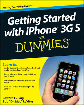 Book cover for Getting Started with iPhone 3G S For Dummies