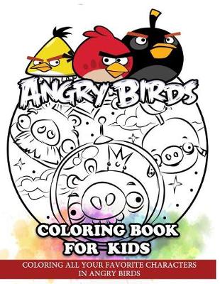 Book cover for Angry Birds Coloring Book for Kids