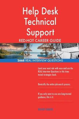 Book cover for Help Desk Technical Support Red-Hot Career Guide; 2668 Real Interview Questions