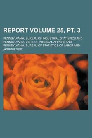 Cover of Report Volume 25, PT. 3