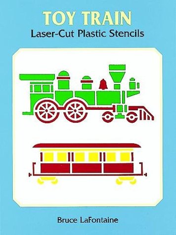 Book cover for Toy Train Laser-Cut Plastic Stencil