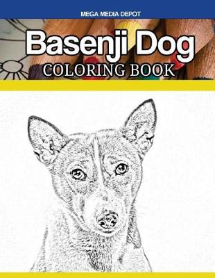 Book cover for Basenji Dog Coloring Book