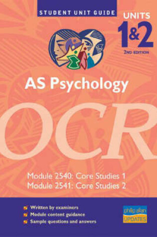 Cover of AS Psychology Units 1 and 2 OCR