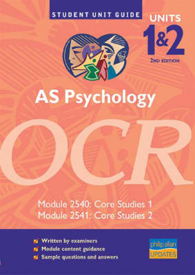 Book cover for AS Psychology Units 1 and 2 OCR