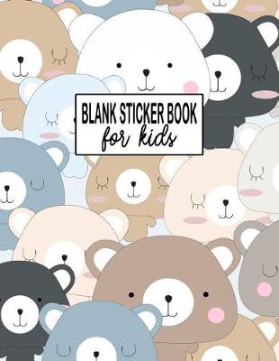 Book cover for Blank Sticker Book for Kids