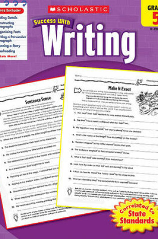 Cover of Scholastic Success with Writing: Grade 5 Workbook