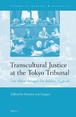 Book cover for Transcultural Justice at the Tokyo Tribunal