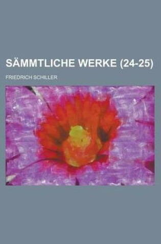 Cover of Sammtliche Werke (24-25)