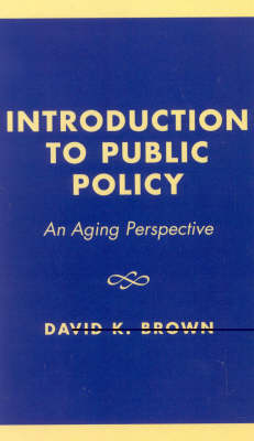 Book cover for Introduction to Public Policy