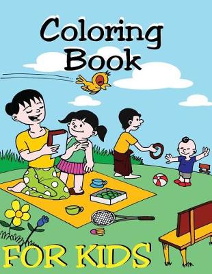 Book cover for Coloring Book - For Kids