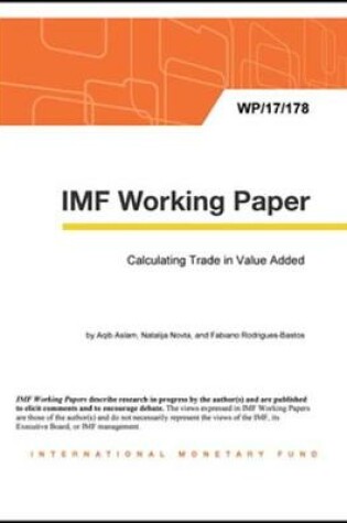 Cover of Calculating Trade in Value Added